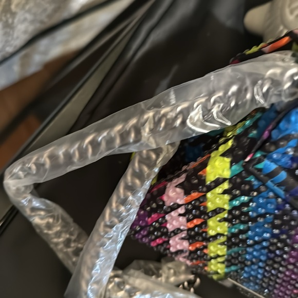 Kurt Geiger London Mini Kensington Crystal Convertible Crossbody Bag - Picture 9 of 17